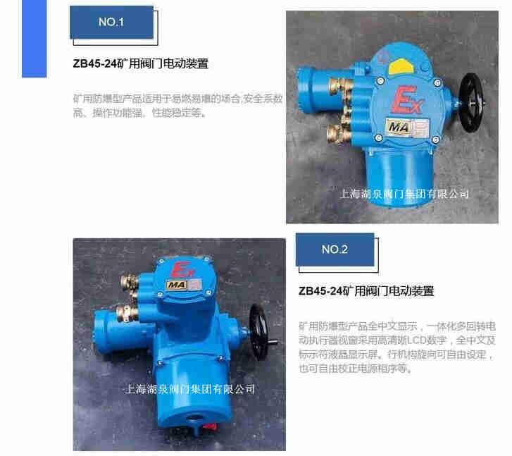 防爆型閥門電動裝置說明書，技術條件