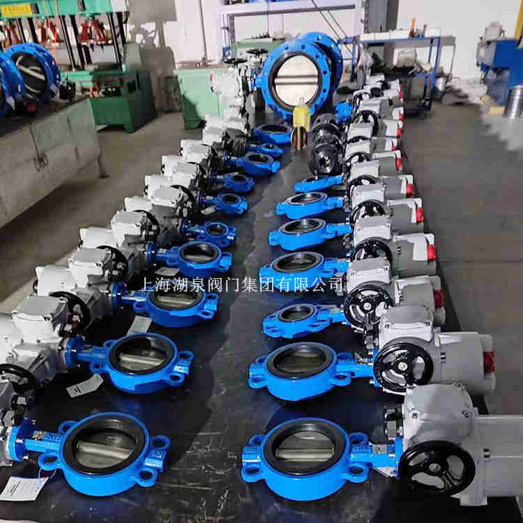 dn200電動蝶閥安裝圖片、規格參數